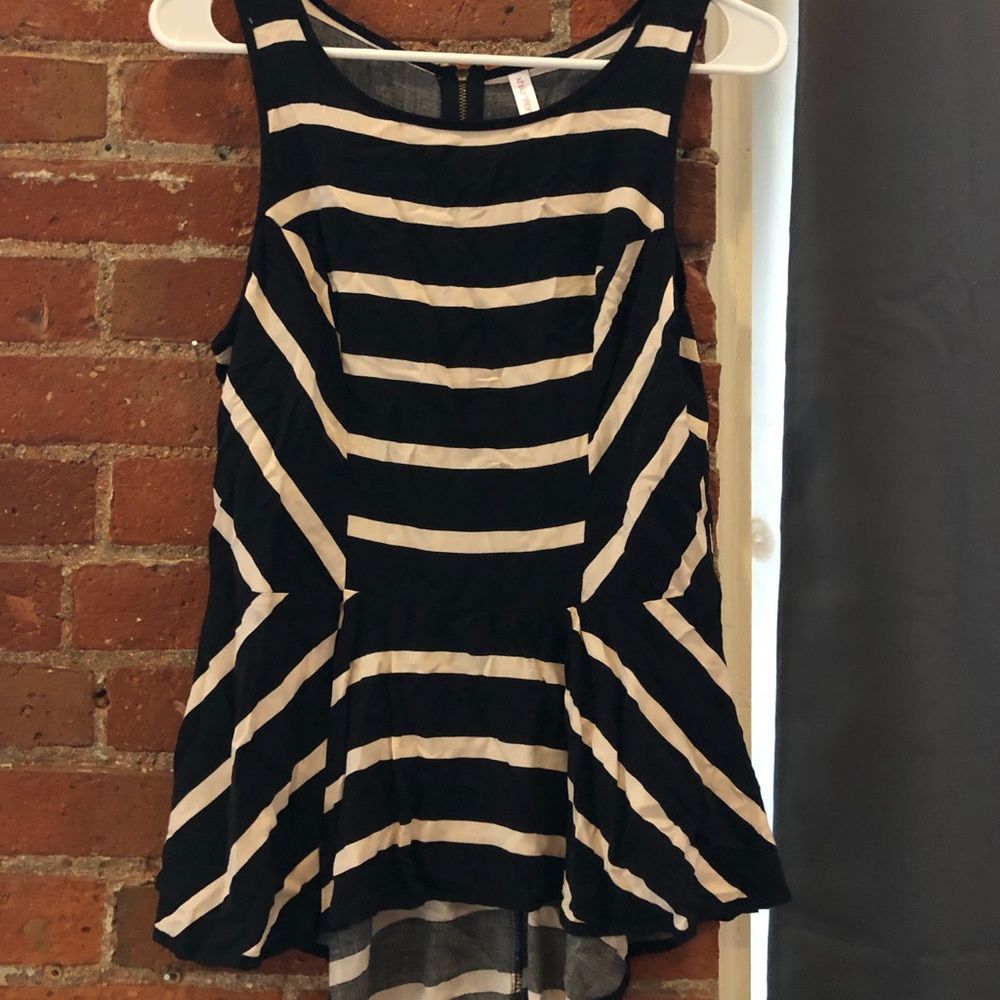 Xhilaration peplum top